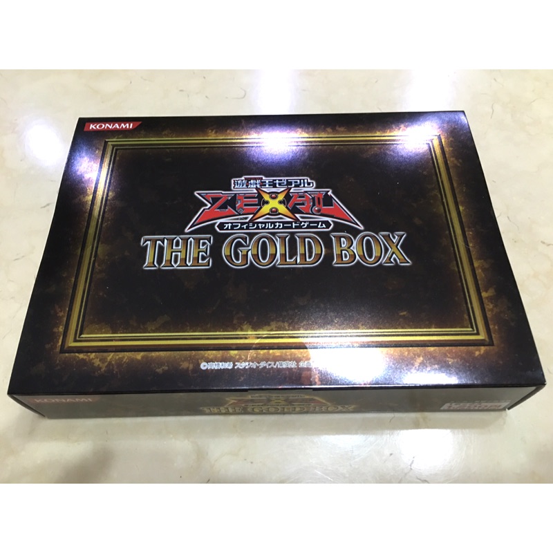 KONAMI日本遊戲王卡  黃金盒一盒(4包)~1包5張~每張都有黃金邊～全新正版～絶版品
