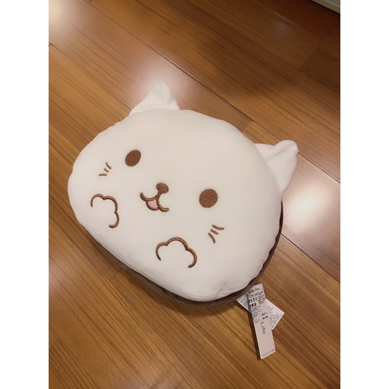Miniso全新超可愛貓蛋糕抱枕（有外袋）
