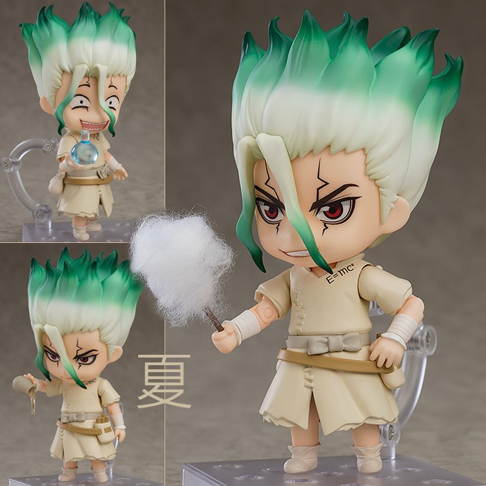 夏本舖 代理gsc 黏土人1262 Dr Stone 新石紀石神千空天才科學家少年高中生石器時代q版 蝦皮購物