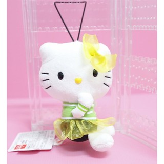 🌸Dona代購🌸現貨 日本正版 Hello kitty凱蒂貓側身黃色蝴蝶結 娃娃/掛飾/吊飾 C21