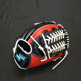 SSK棒壘球手套 GNG221C 內野網型12吋特價黑紅配色