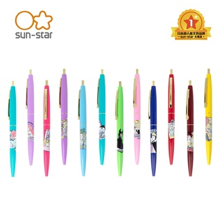 【sun-star】迪士尼Clic GOLD 黑色油性0.5mm原子筆 公主 (日本進口臺灣現貨) 白雪公主 美人魚