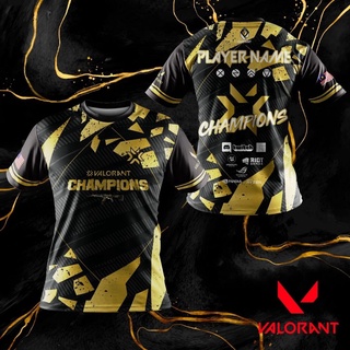 時尚 T 恤 CHAMPION GAMING Valorant Game For Life Gamer CSGO For