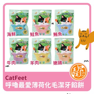 CatFeet 呼嚕愛乾淨 化毛潔牙餅 (團購)12包(可混搭，請打在備註，謝謝!)潔牙餡餅 貓咪零食 寵物零食