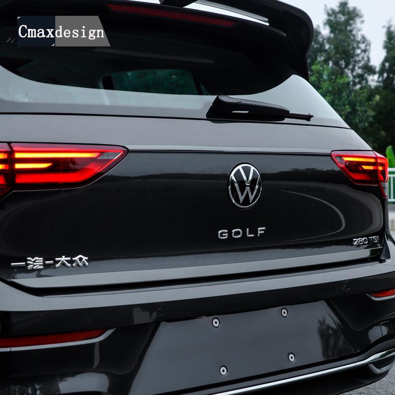 福斯 VW Golf 8代 後備箱飾條 車身尾門裝飾貼 不鏽鋼材質