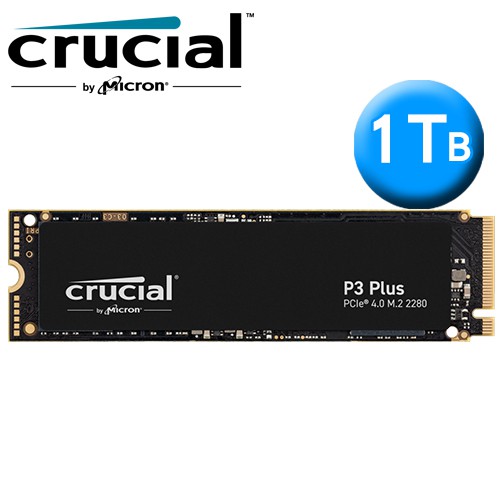 美光 P3 Plus 1TB M.2 2280 PCIe 4.0 固態硬碟 五年保固 現貨 廠商直送