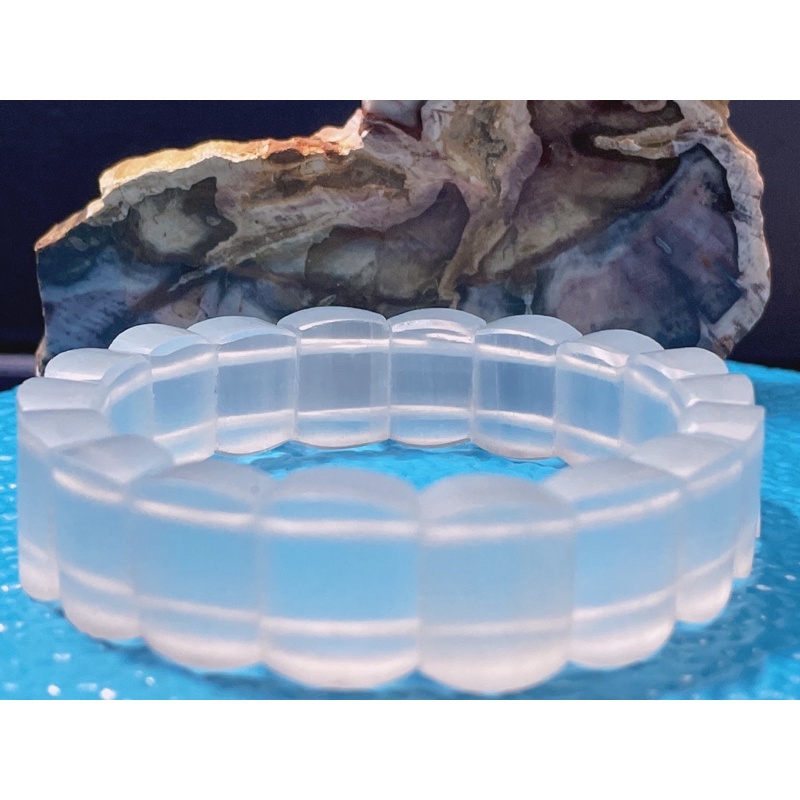 天然透石膏石手排 14mm消光霧面特別款R659