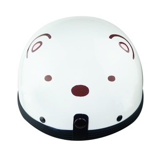 華泰 KK K831/K831 SG-3 角落碗公帽 白熊大臉-白 安全帽 半罩 單帽子 不含鏡片 《比帽王》