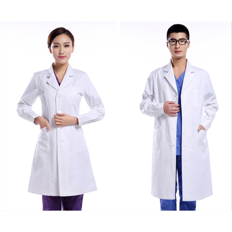 白袍實驗袍外套工作服 醫生服白大褂 學生 化學 大學生 護士 藥房隔離服 蝦皮購物