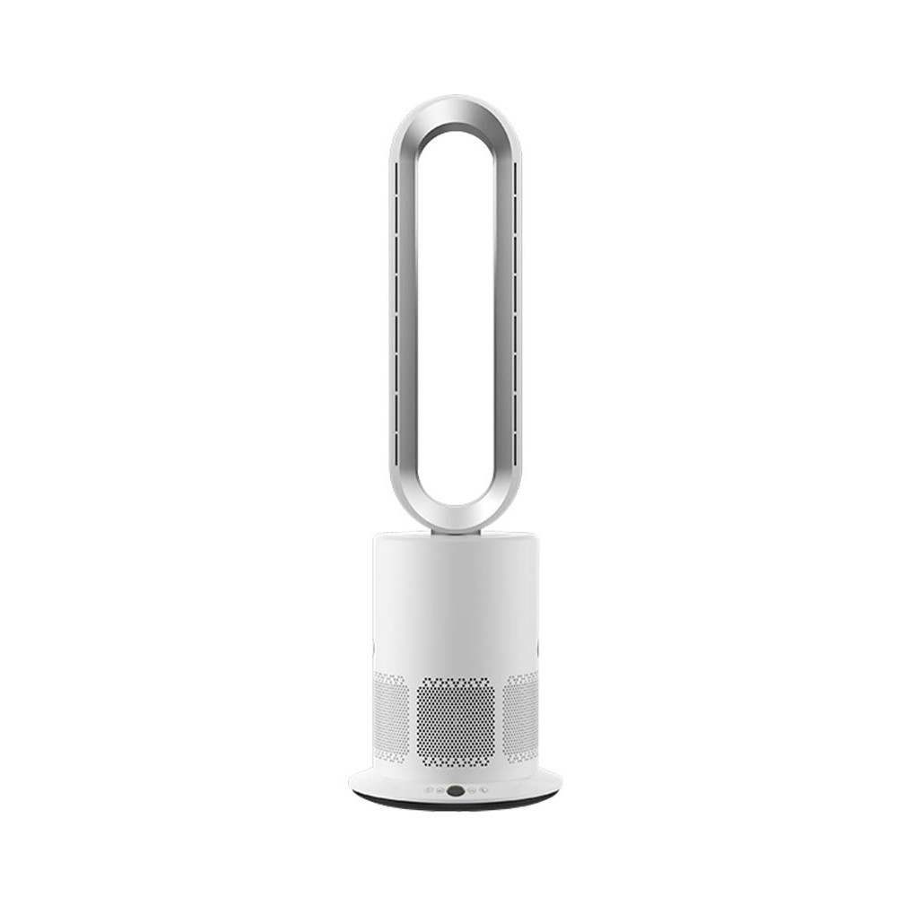 小米有品無葉風扇家用落地靜音冷暖兩用遙控節能搖頭電風扇塔扇 蝦皮購物