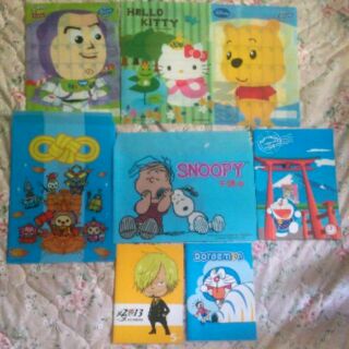 【超商集點】資料夾 筆記本 全新 超級聯盟 / SNOOPY/OPEN醬/ Hello Kitty/航海王 /哆啦A夢