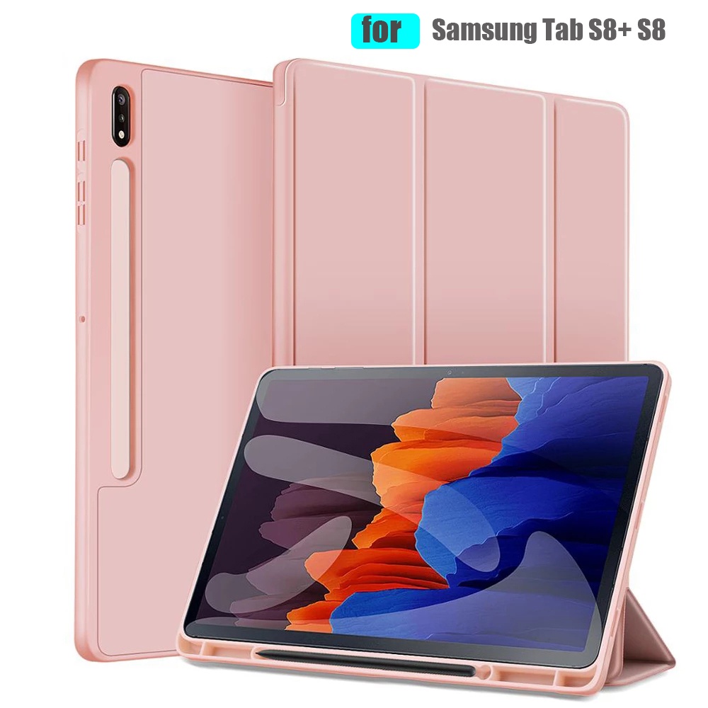 SAMSUNG 適用於三星 Galaxy Tab S8 Plus S9 S8+ S7 FE S9 Plus 保護殼 Ta