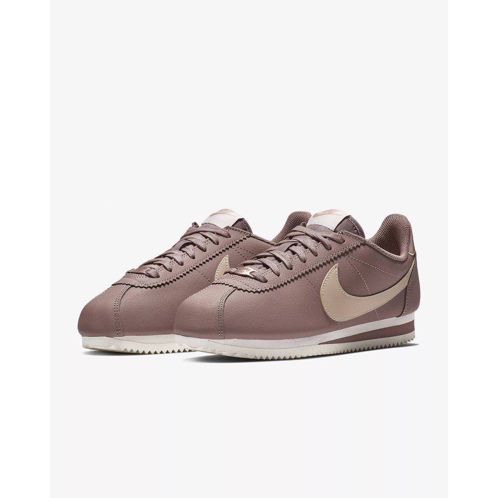 nike mauve cortez leather