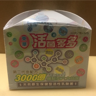 國立東華大學 活菌多多 3000億腸駐型六大益菌 (30包/盒)