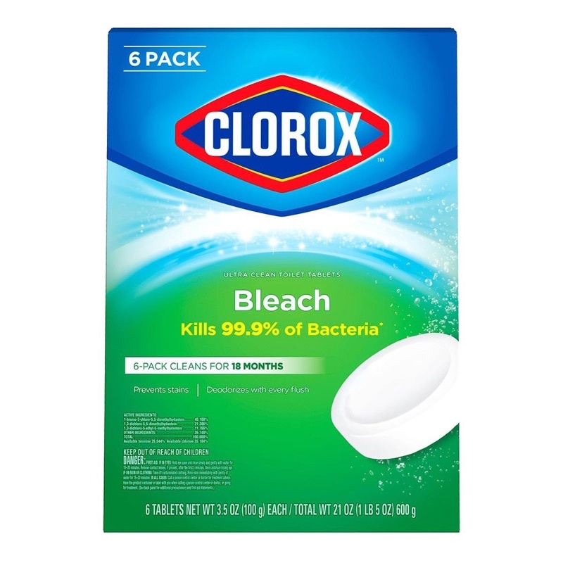瑞比🐰 Clorox 高樂氏 馬桶漂白清潔錠 100公克