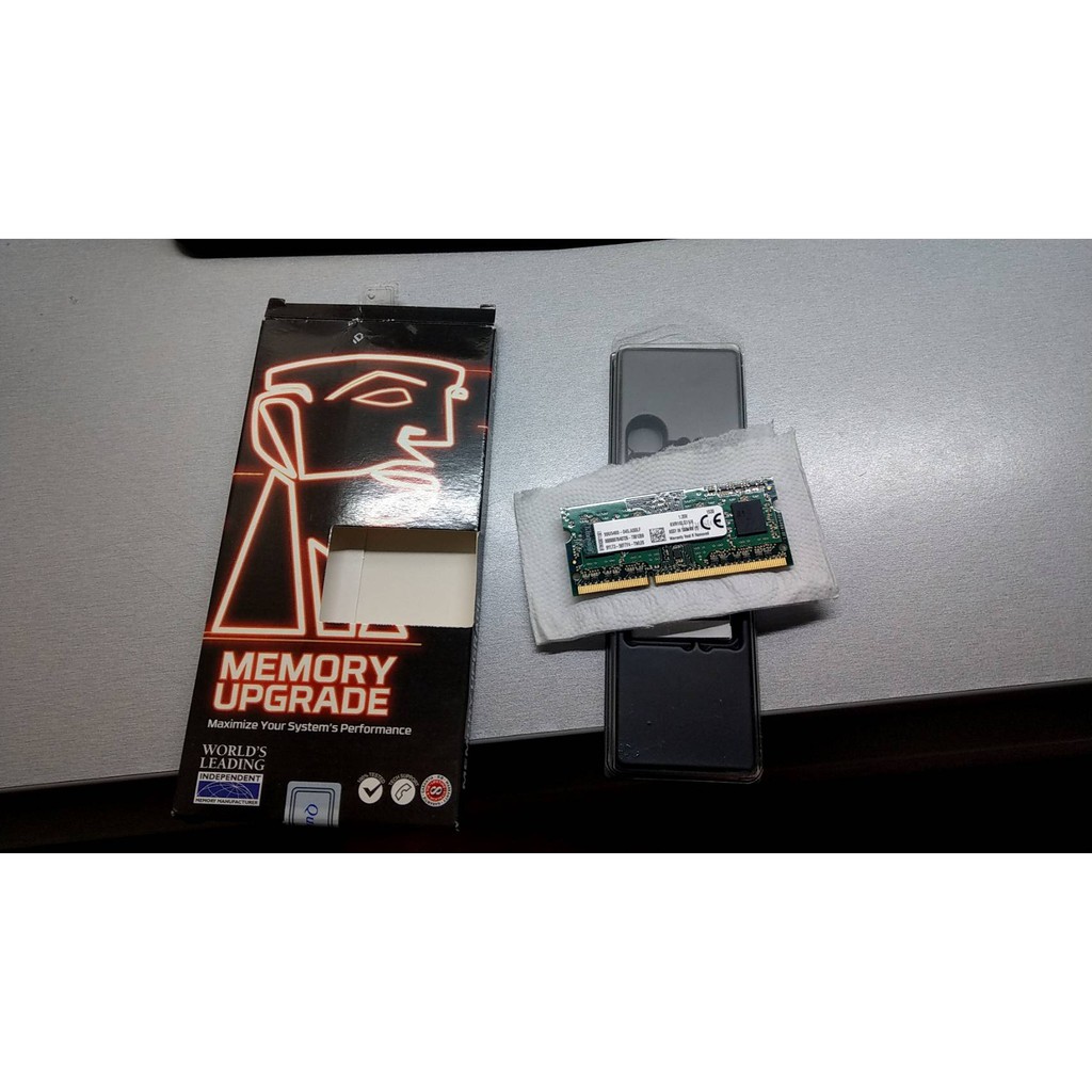 (拆機品)金士頓 筆記型記憶體 【KVR16LS11/4】 4G 4GB DDR3-1600 低電壓 1.35V 附上盒