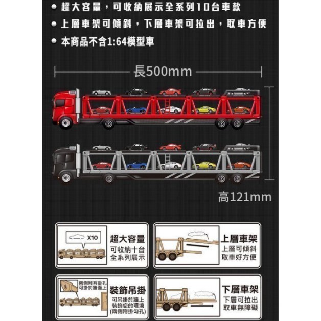 【現貨】7-11 限量造型拖車展示盒(黑)