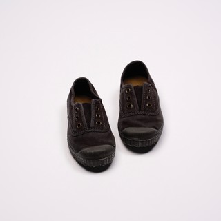 CIENTA 西班牙國民帆布鞋 U70777 01 黑色 黑底 洗舊布料 童鞋