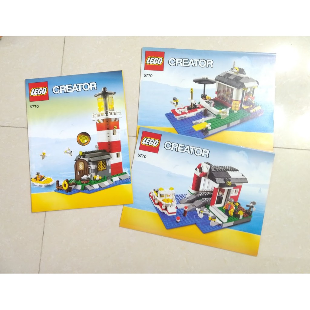 LEGO 樂高 5770 說明書 創意系列 creator 燈塔島 Lighthouse Island