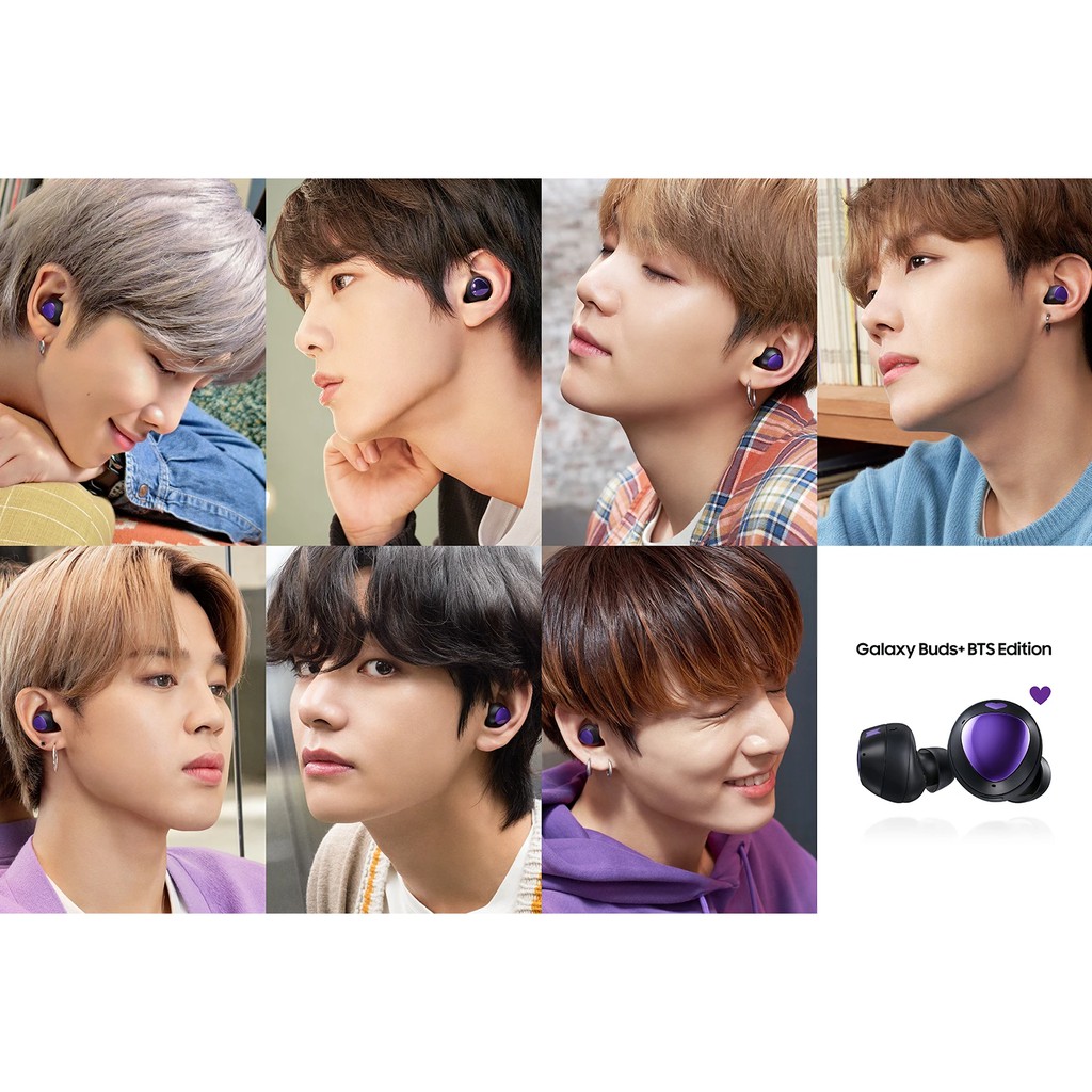 防彈少年團×三星 Galaxy Buds+ BTS Edition 無線耳機小卡+官商限定小卡 RM JH(可貨到付款)