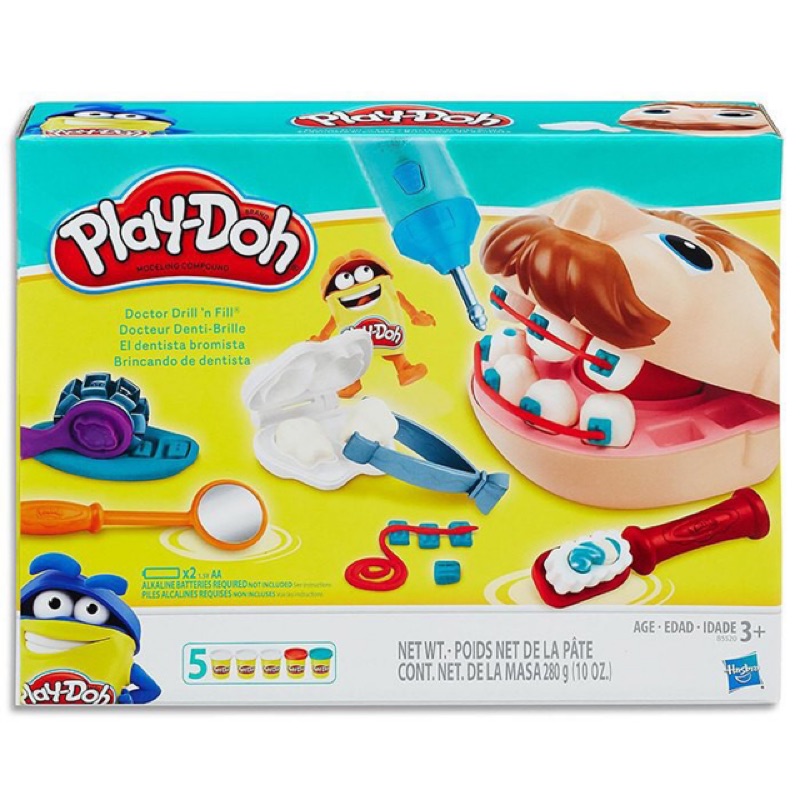 天才小牙醫遊戲組 Play-Doh 培樂多黏土 60周年天才小牙醫遊戲組