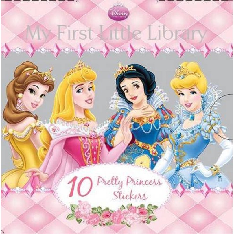 英文繪本  Disney Princess Little Library迪士尼公主6冊(厚紙板書) 6冊【普克斯閱讀網】