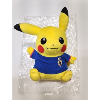 【現貨】日版 寶可夢 足球 日本代表 with Pokemon 皮卡丘 布偶 玩偶