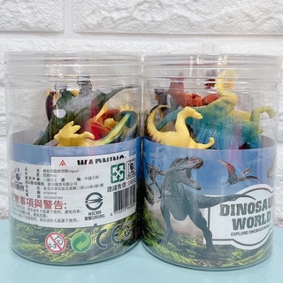 正版 樂彩森林 love color 桶裝恐龍模型組 海洋模型組 動物模型組 6pcs 混款 隨機出貨