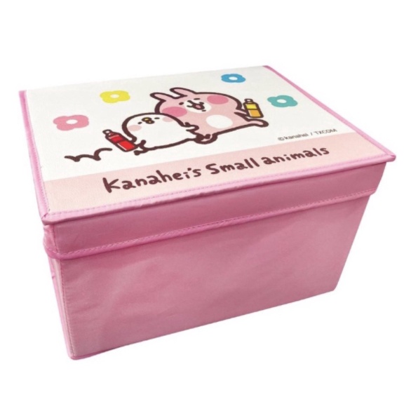 【卡娜赫拉的小動物】午後紅茶ｘ卡娜赫拉美好時光收納箱-粉紅春遊款 兔兔 P助 Kanahei
