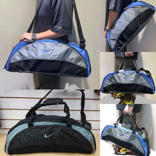 絕版 Nike 旅行袋 復古 古著 大側背袋 側背包 行李袋 配備袋 裝備袋 健身