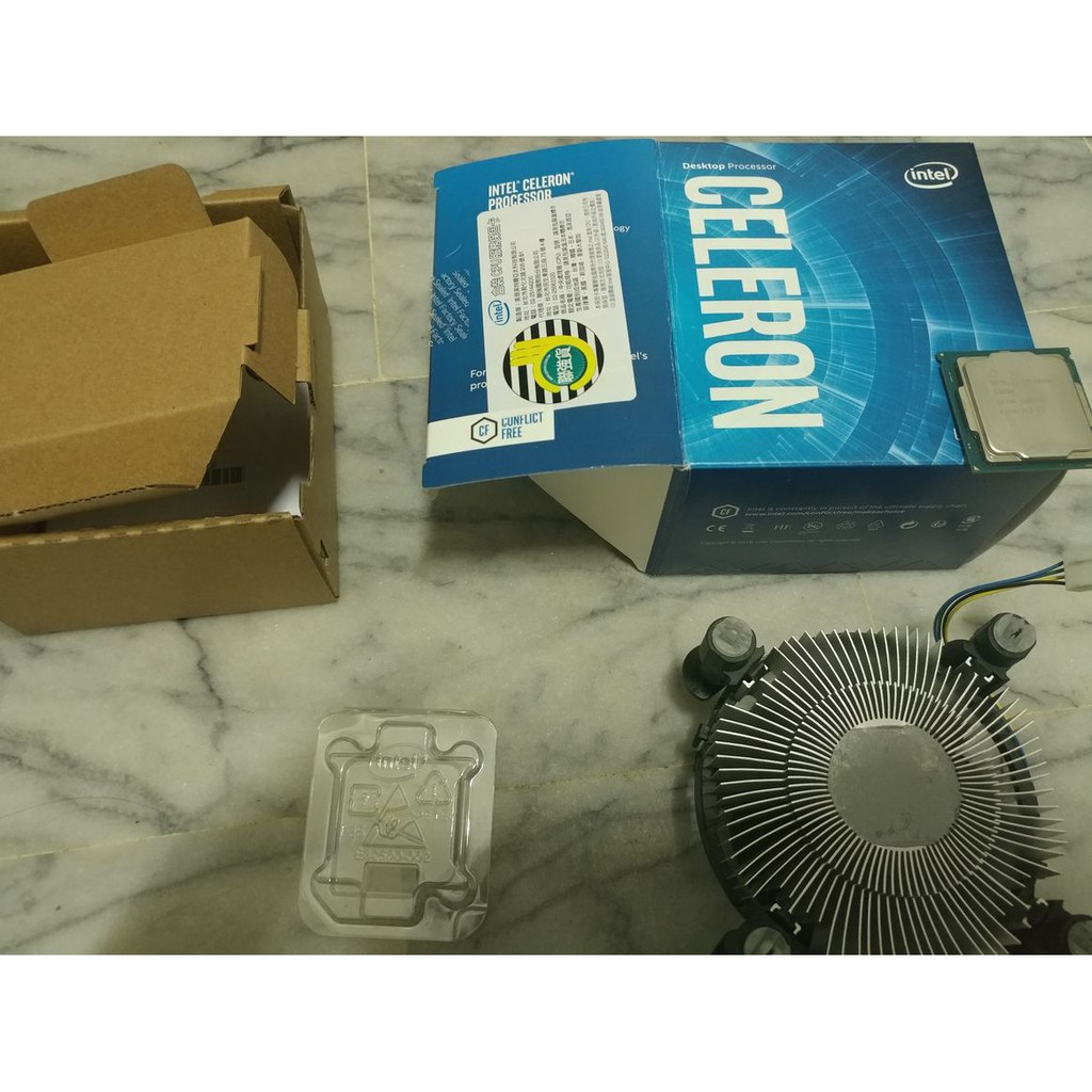 只有一顆 Intel G3930 CPU, 2.9G 2MB Cache LGA1151