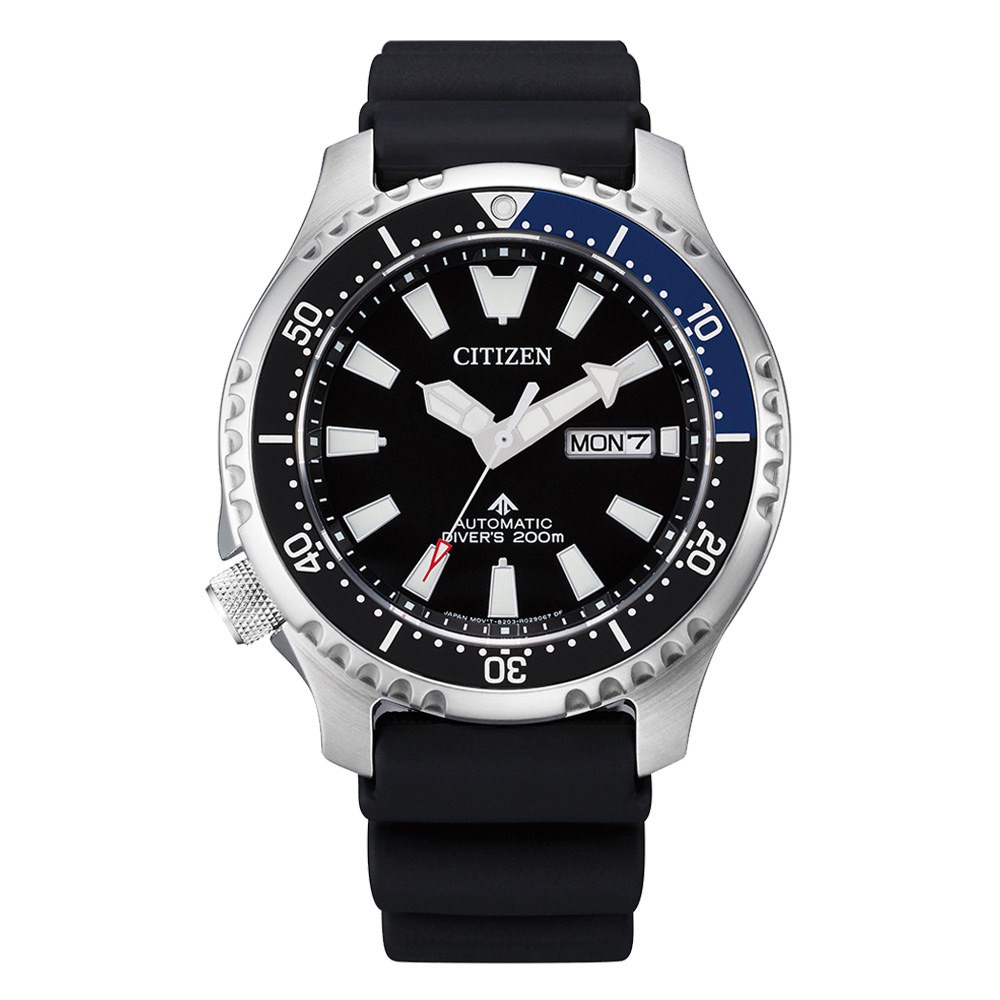 CITIZEN / NY0111-11E / PROMASTER 機械錶 潛水錶 日期 橡膠手錶 黑藍色 44