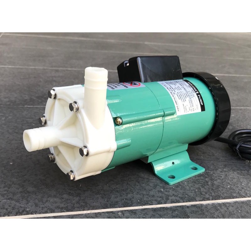 全新MAGNET PUMP MD-40R(單相110V)無軸封耐酸鹼幫浦-輸送海水/酸鹼溶液-規格尺寸同IWAKI