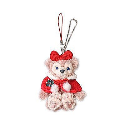 小花花日本精品♥ Hello Kitty 聖誕節東京迪士尼 Duffy 達菲熊雪莉玫珠鍊吊飾娃娃包包掛飾