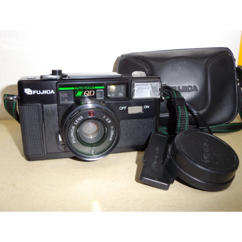 FUJICA AUTO-7QD全新底片機附盒
