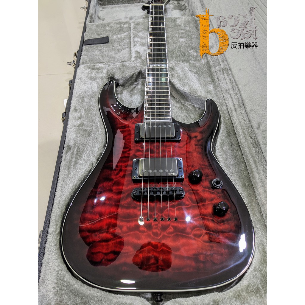 【反拍樂器】ESP E-II HORIZON NT-II SEE THRU BLACK CHERRY 電吉他 代理公司貨