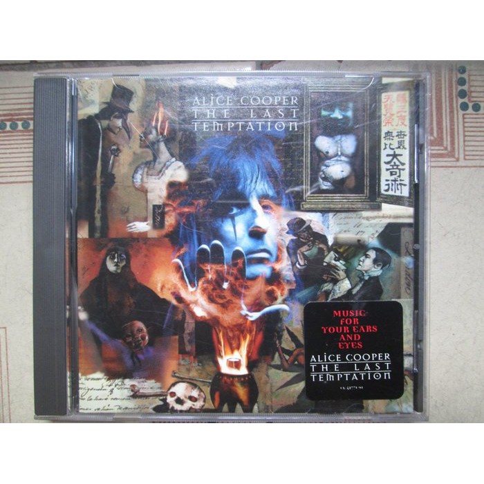 CD~Alice Cooper--The Last Temptation專輯.收錄Sideshow等