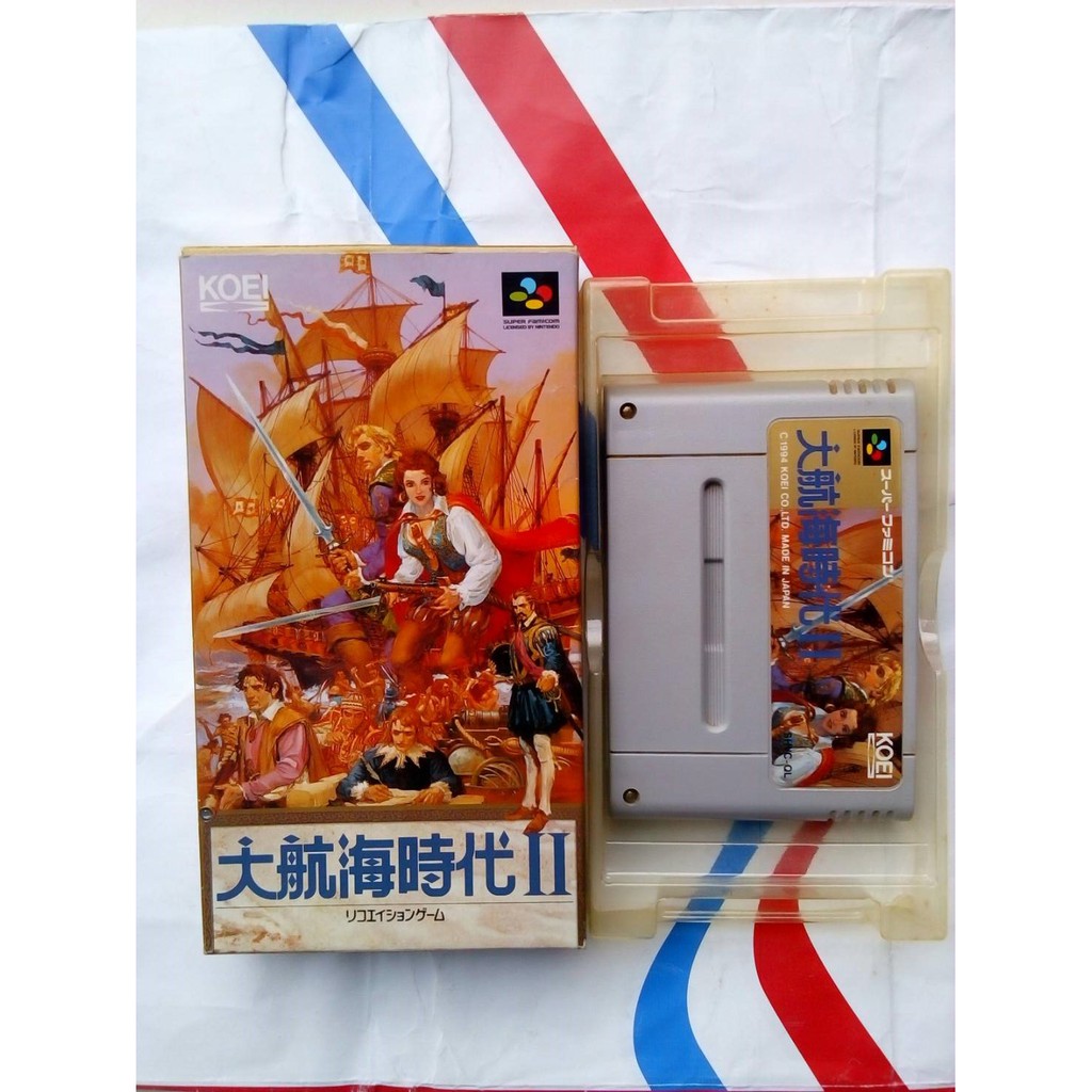 Sfc 日版裸卡附盒大航海時代2 小n 二手店 418 蝦皮購物