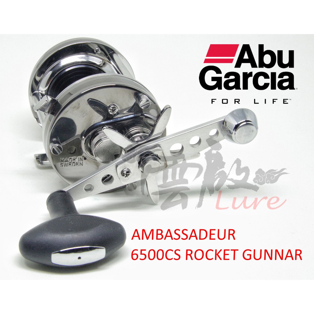 雲啟路亞 免運 Abu Garcia Amb 6500cs Rocket Gunnar 雷強鼓式 蝦皮購物