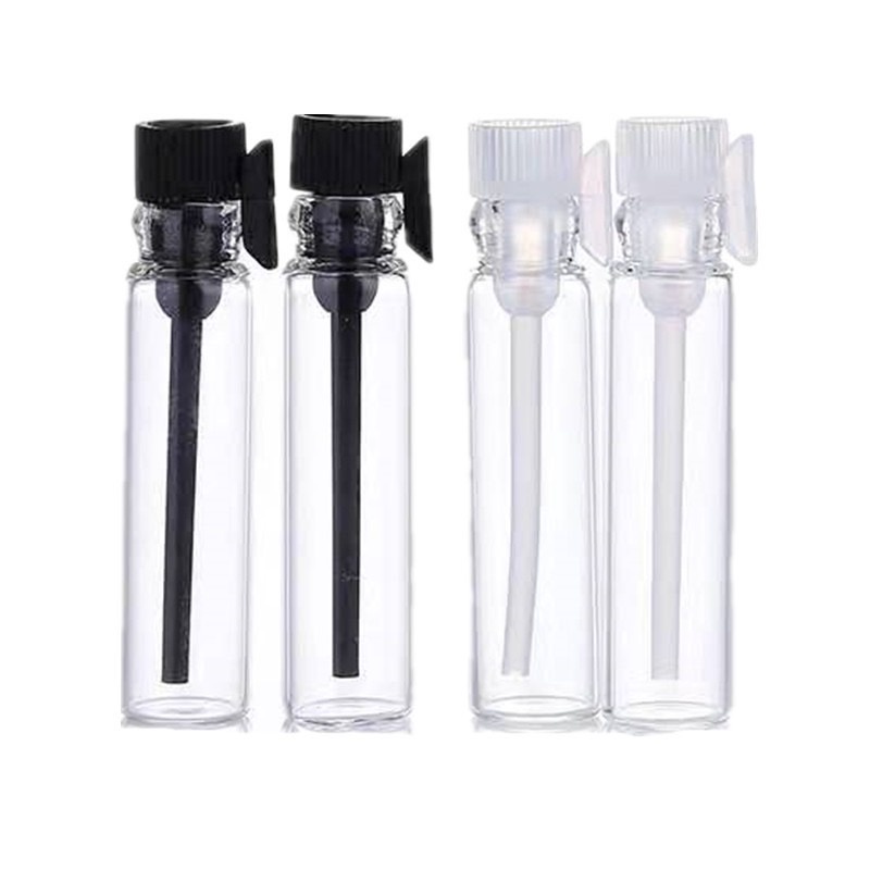 1ml 2ml香水試管 精油 樣品 分裝瓶 小樣玻璃瓶試管 試用瓶 長柄塞香水瓶