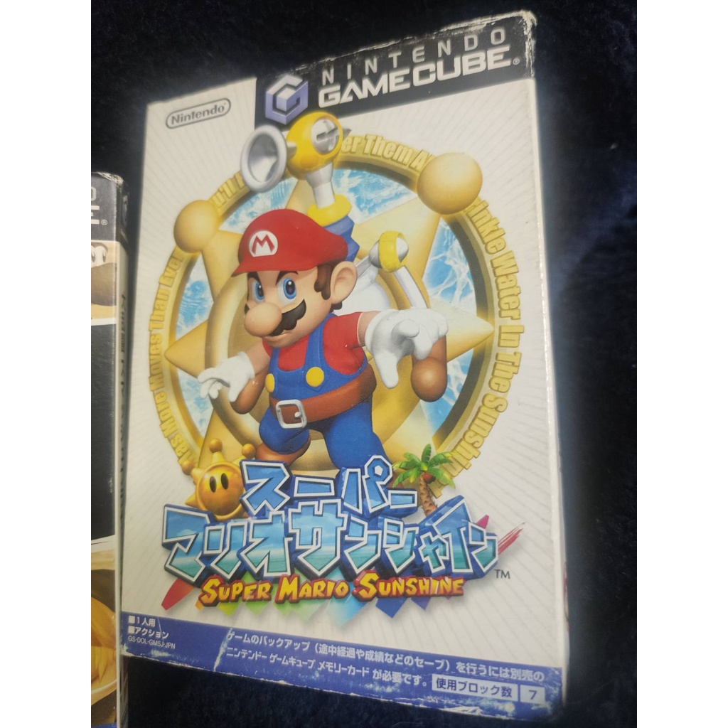 WII可玩 任天堂 GC 遊戲片 NGC 二手 純日版  超級瑪利歐陽光 Super Mario Sunshine