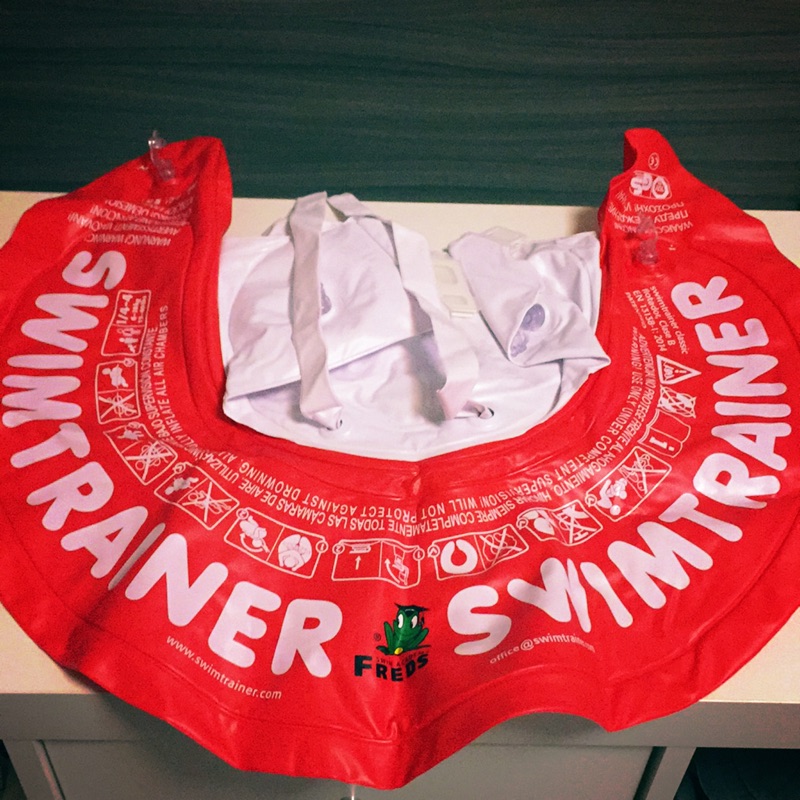 #二手德國SWIMTRAINER Classic學習泳圈#紅色