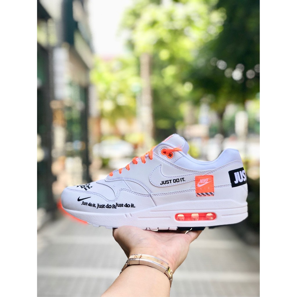 orange air max 1 just do it