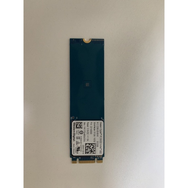 Western digital SN520 512gb SSD 固態硬碟 2280長度 西部數據 二手 升級換下