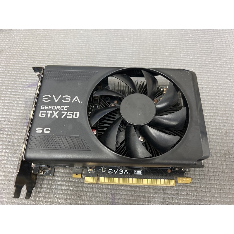 艾維克 EVGA Geforce GTX750 2G顯示卡(免插電）