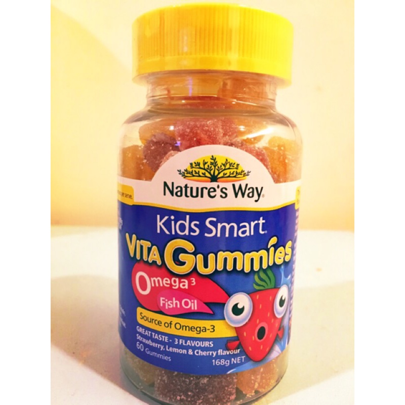 [澳洲帶回］Nature's way kid's smart 魚油/提升免疫力 軟糖