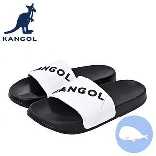 【小鯨魚包包館】KANGOL 英國袋鼠 經典拖鞋 6025220100 白色 拖鞋 男女款