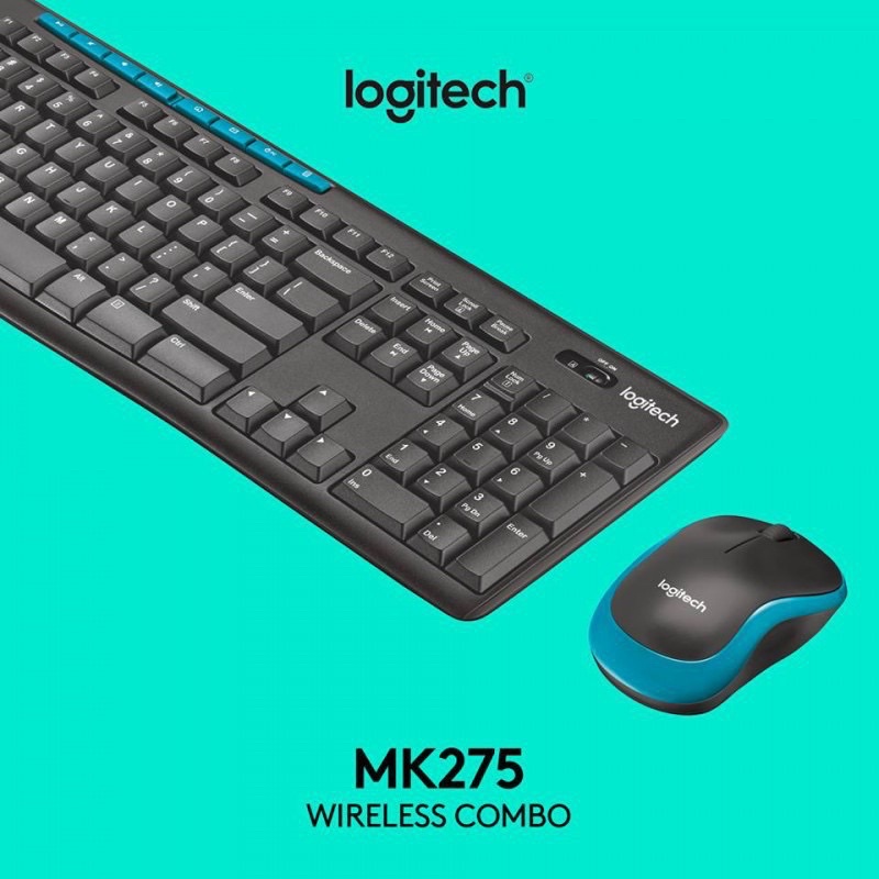 羅技 MK275 無線鍵盤滑鼠組 鍵鼠組 繁體中文版  2.4 GHz 連線功能
