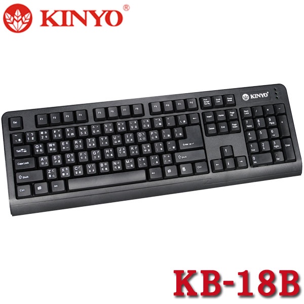 【MR3C】含稅附發票 KINYO金葉 KB-18B PS/2 PS2 標準鍵盤 104Key