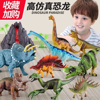 模擬玩具恐龍玩具大號霸王龍侏羅紀模擬動物模型套裝軟膠兒童生日禮物男孩